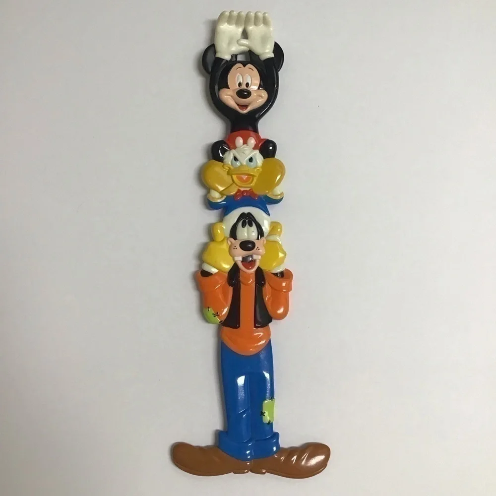 Disney Parks Back Scratcher Totem Pole Goofy Donald & Mickey Classic 15